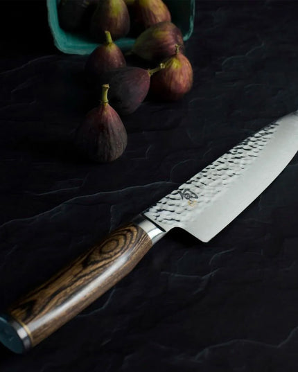 Dao Đầu Bếp Shun Premier Lưỡi 20.3 cm Cán Gỗ Óc Chó PakkaWood (TDM0706)