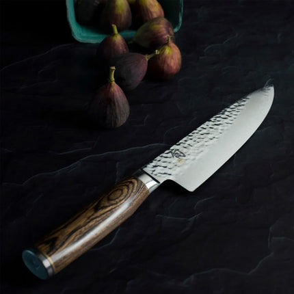 Dao Đầu Bếp Shun Premier Lưỡi 20.3 cm Cán Gỗ Óc Chó PakkaWood (TDM0706)