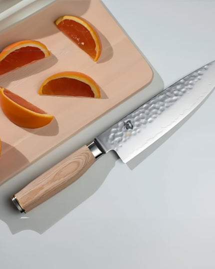 Dao Bếp Trưởng Shun TDM0706W 20.3cm Cán Pakkawood Vàng Thép Không Gỉ