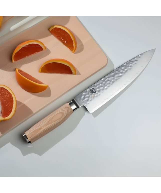 Dao Bếp Trưởng Shun TDM0706W 20.3cm Cán Pakkawood Vàng Thép Không Gỉ