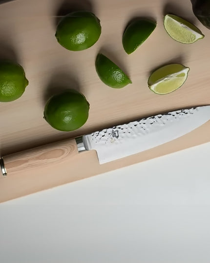 Dao Bếp Trưởng Shun TDM0706W 20.3cm Cán Pakkawood Vàng Thép Không Gỉ