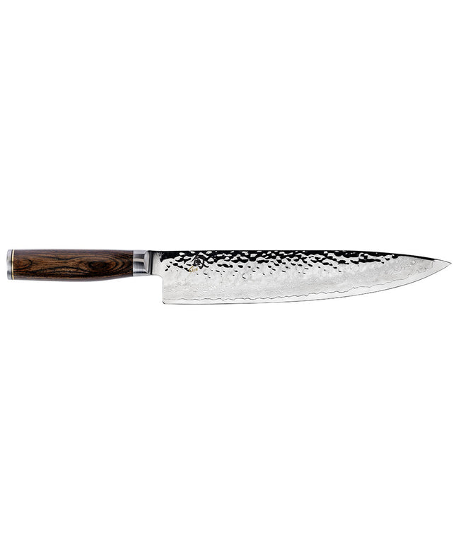Dao Bếp Đầu Bếp Shun Premier 25.4 cm Lưỡi Damascus Rèn Búa Cán Óc Chó (TDM0707)