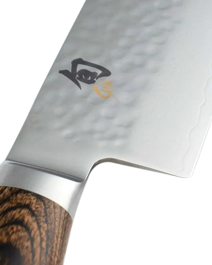 Dao Bếp Đầu Bếp Shun Premier 25.4 cm Lưỡi Damascus Rèn Búa Cán Óc Chó (TDM0707)