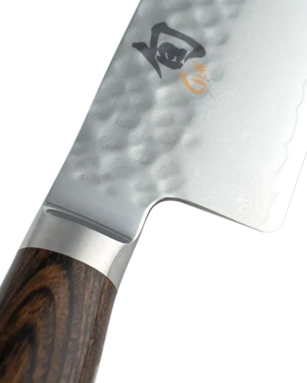 Dao Santoku Shun TDM0727 14 cm Lưỡi Rèn Cán Gỗ Óc Chó