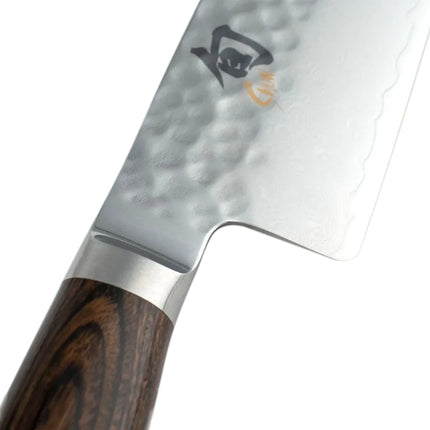 Dao Santoku Shun TDM0727 14 cm Lưỡi Rèn Cán Gỗ Óc Chó
