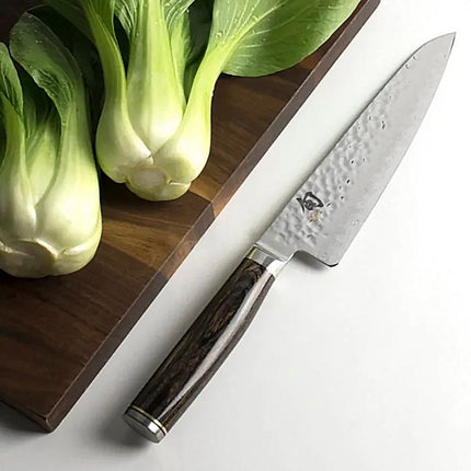 Dao Đầu Bếp Premier Shun TDM0760 17.8 cm Cán PakkaWood Óc Chó