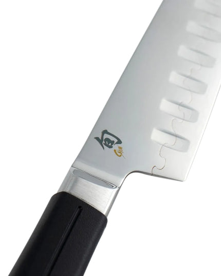 Dao Santoku Shun Sora VB0740 14 cm Cán TPE Có Vân