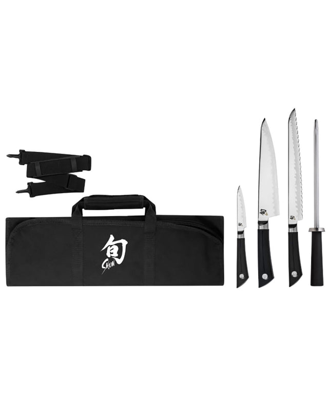Bộ Dao Học Viên 5 Món Shun VBS0499 Cán TPE Nhám