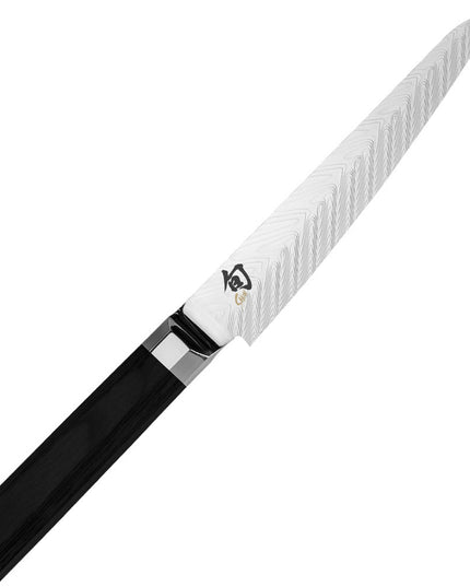 Dao Đa Năng Shun VG0019 Dual Core 15.2 cm Cán Gỗ Ebony PakkaWood