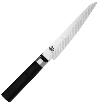 Dao Đa Năng Shun VG0019 Dual Core 15.2 cm Cán Gỗ Ebony PakkaWood