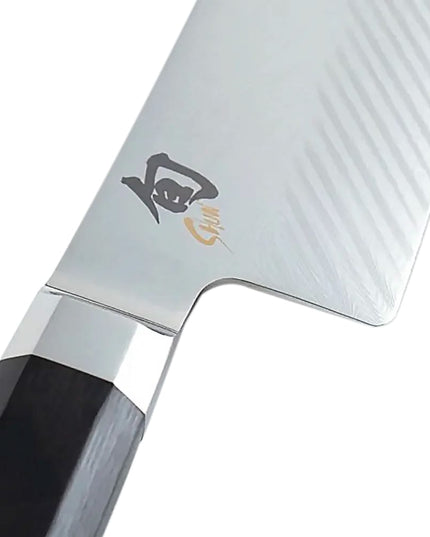 Dao Santoku Lõi Kép Shun VG0021 17.8 cm Cán Packwood Đen Thép Carbon