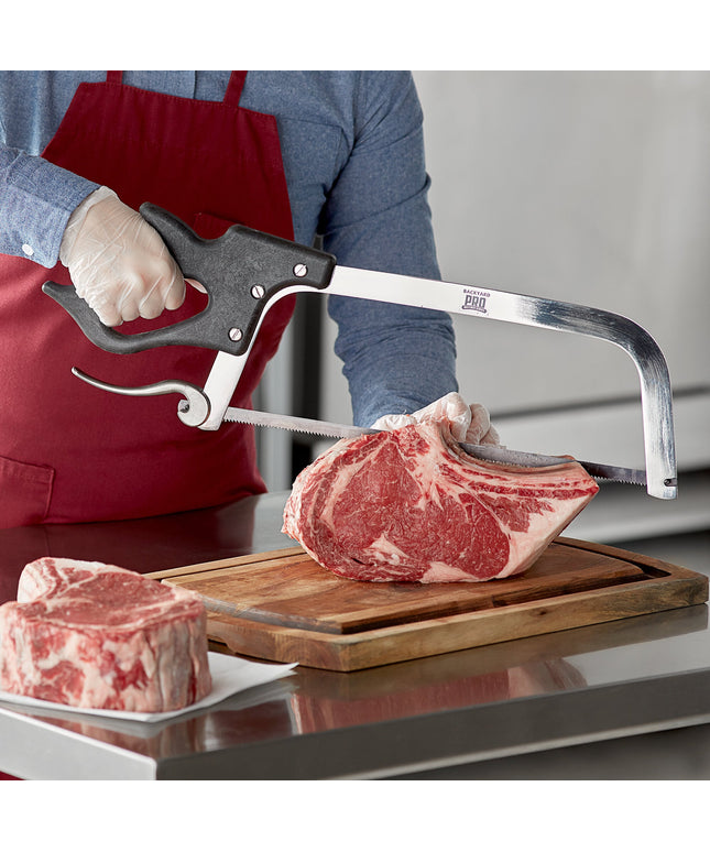 Cưa thịt tay inox Backyard Pro MS-16 Butcher Series lưỡi 41 cm