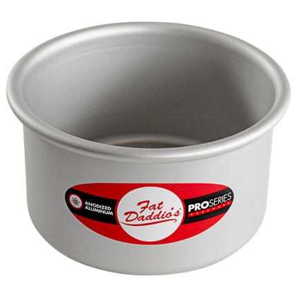 Khuôn bánh tròn nhôm anod Fat Daddio's PRD-53 ProSeries 13 x 8 cm thành thẳng