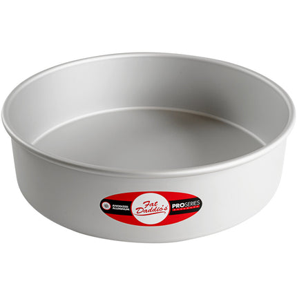 Khuôn bánh kem nhôm anod thành thẳng Fat Daddio's PRD-123 ProSeries 30 x 7,6 cm tròn