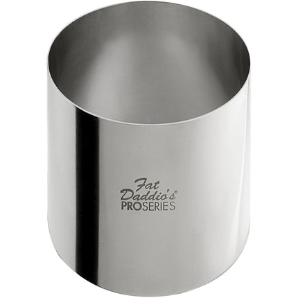 Khuôn tạo hình tròn inox Fat Daddio's SSRD-352375 ProSeries 9 x 6 cm