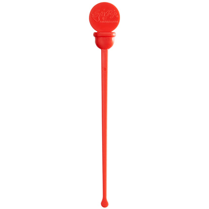 Que khuấy kiêm nút chặn đồ uống màu đỏ Royal Paper Stix To Go STIRSTIX-A 12 cm - Gói 200 cái