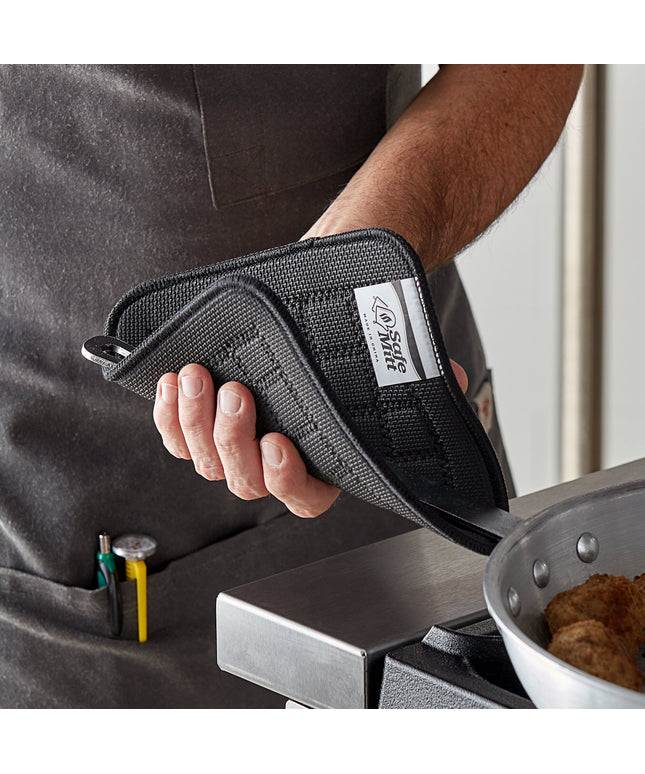 Miếng lót nồi neoprene màu đen Vigor SafeMitt 20,3 x 20,3 cm