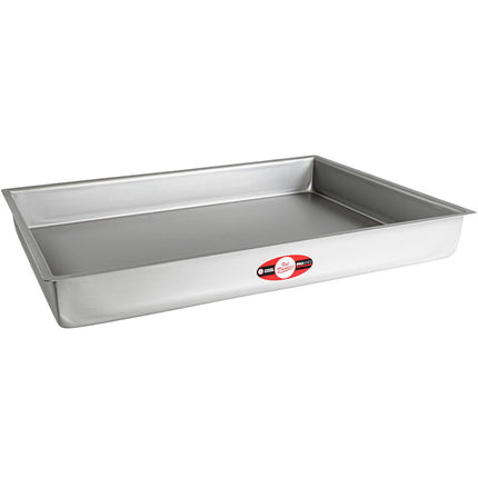 Khuôn bánh nhôm anod chữ nhật thành thẳng Fat Daddio POB-16243 ProSeries 61 x 41 x 7,6 cm
