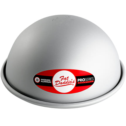 Khuôn bánh/khuôn bán cầu nhôm anod Fat Daddio's PHA-65 ProSeries 16,5 x 8,3 cm