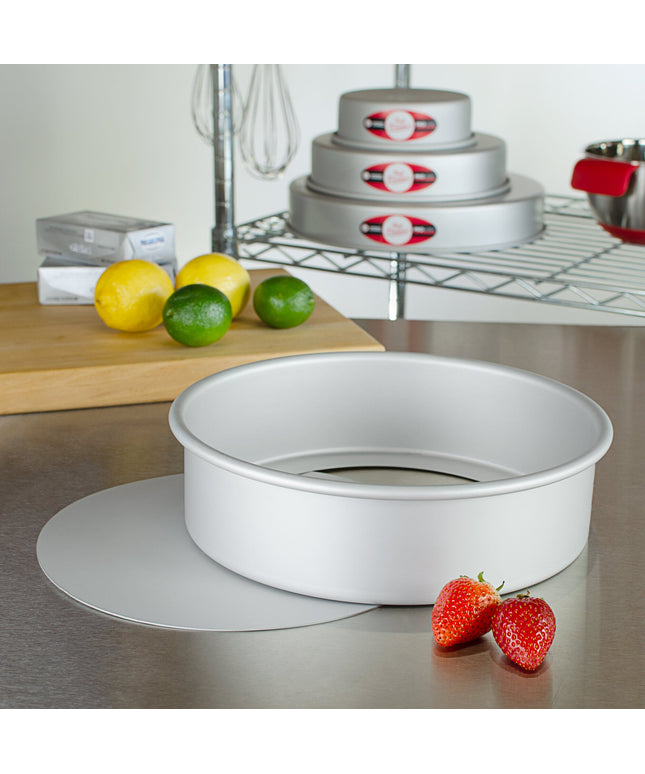 Khuôn bánh phô mai nhôm anod thành thẳng Fat Daddio's PCC-103 ProSeries 25,4 x 7,6 cm có đáy rời