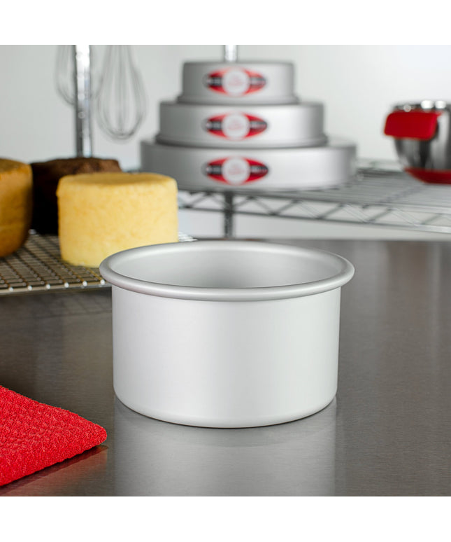 Khuôn bánh tròn nhôm anod Fat Daddio's PRD-53 ProSeries 13 x 8 cm thành thẳng