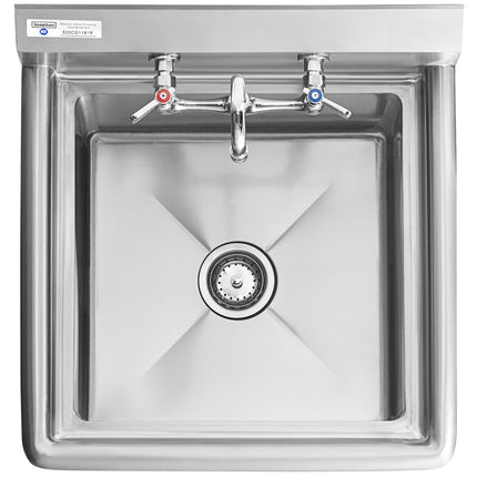 Bồn rửa công nghiệp 1 ngăn Steelton 61 cm kèm vòi
