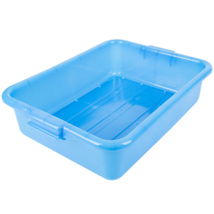 Bộ hộp đựng thực phẩm kèm khay thoát nước và nắp màu xanh dương Vollrath Traex® Color-Mate™ 1535BRS6-C04 50,8 x 38,1 x 2
