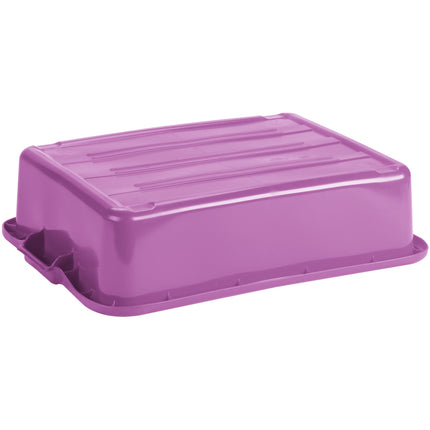 Khay đựng/bảo quản thực phẩm chống dị ứng màu tím Vollrath Traex® Color-Mate™ 1521B-C80 18,9 lít 50,8 x 38,1 x 12,7 cm