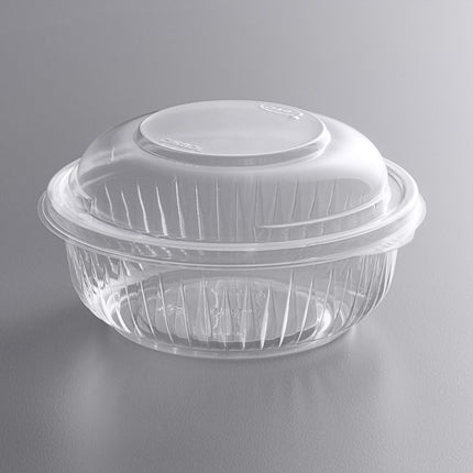 Tô nhựa OPS trong suốt kèm nắp vòm Dart C12BCD PresentaBowls 355 ml - Thùng 252 cái