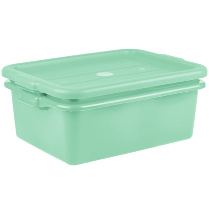 Bộ hộp đựng thực phẩm kèm khay thoát nước và nắp màu xanh lá Vollrath Traex® Color-Mate™ 1507-C19 50,8 x 38,1 x 20,3 cm 