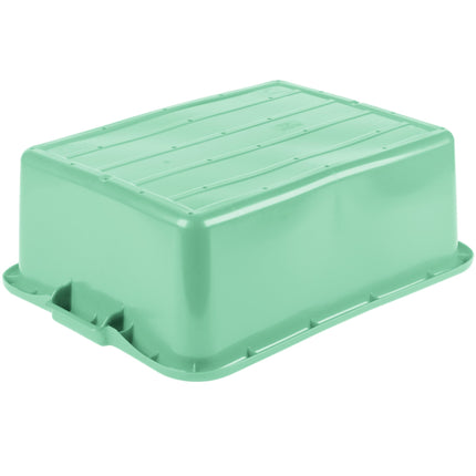 Bộ hộp đựng thực phẩm kèm khay thoát nước và nắp màu xanh lá Vollrath Traex® Color-Mate™ 1507-C19 50,8 x 38,1 x 20,3 cm 