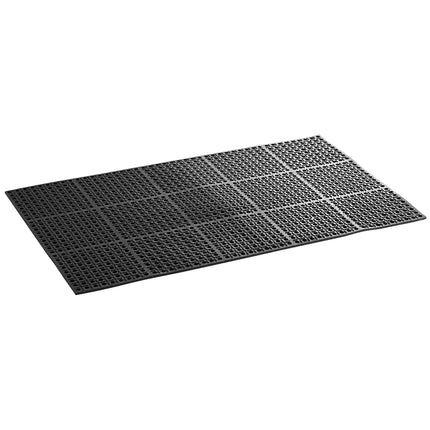 Thảm cao su chống mỏi chân Choice 91 x 152 cm màu đen viền thẳng - dày 1,9 cm