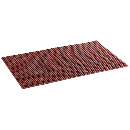 Thảm sàn cao su chống mỏi chống dầu cạnh thẳng Choice 0,9 x 1,5 m đỏ, dày 1,9 cm