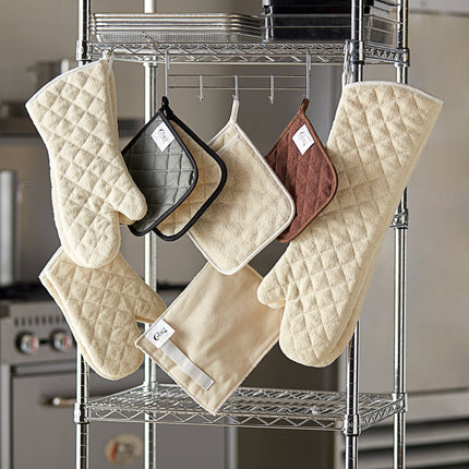 Miếng lót nồi bông terry màu nâu Choice 20,3 x 20,3 cm - Gói 12 cái