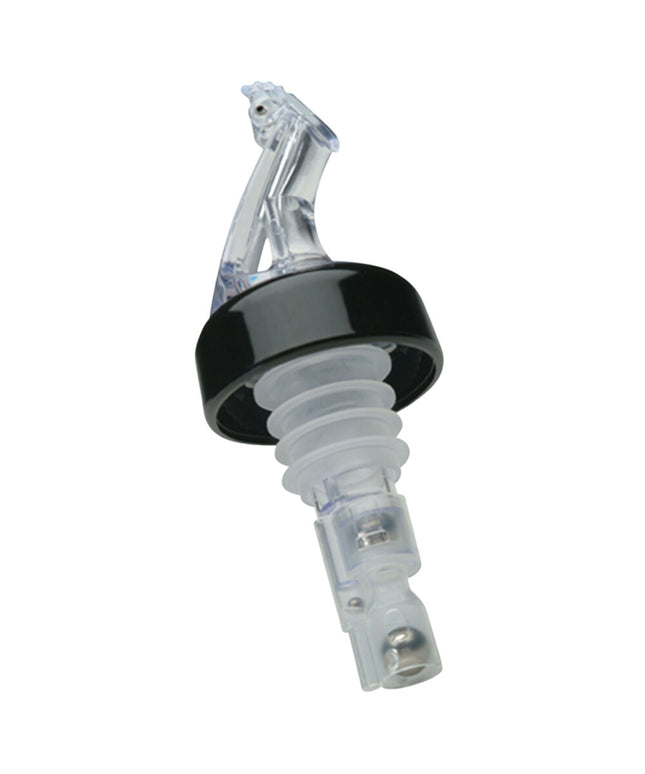 Vòi rót rượu định lượng Precision Pours 12 CL C/F màu trong suốt 15 ml có nắp lật có vòng cổ - Gói 12 cái