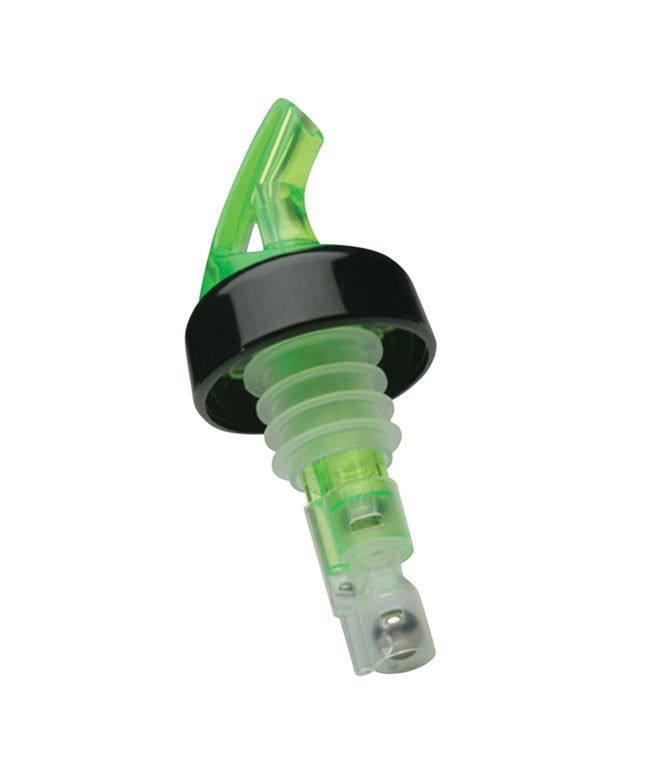 Vòi rót rượu định lượng Precision Pours 12 SG C màu xanh lá 15 ml có vòng cổ - Gói 12 cái