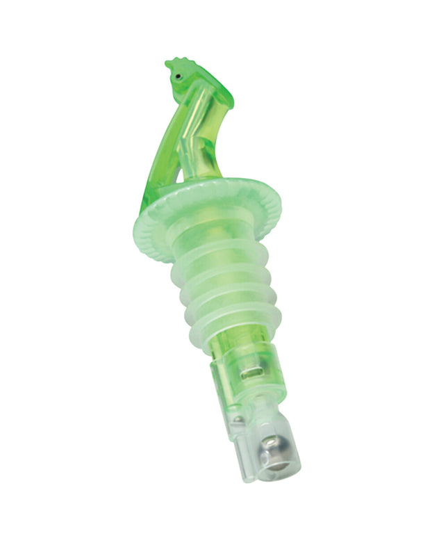 Vòi rót rượu định lượng Precision Pours 12 SG F màu xanh lá 15 ml có nắp lật - Gói 12 cái