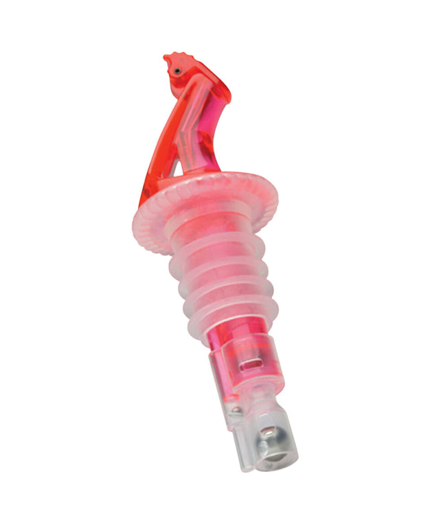Vòi rót rượu định lượng Precision Pours 12 WR F màu đỏ dưa hấu 15 ml có nắp lật - Gói 12 cái
