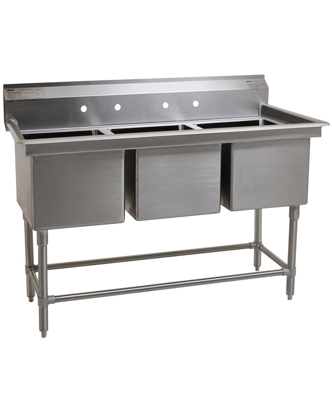 Bồn rửa 3 ngăn công nghiệp Eagle Group FN2860-3-14/3 Spec-Master 175,3 cm