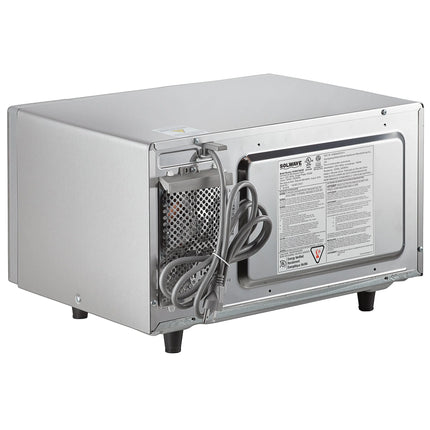 Lò vi sóng công nghiệp thép không gỉ nút bấm Solwave - 120V, 1000W