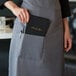 Tạp dề bistro 1 túi pha polyester-cotton màu xám Choice