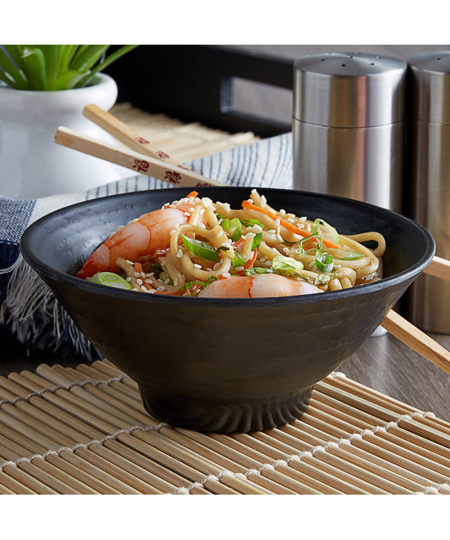Tô melamine đen Elite Global Solutions JW1005 Zen 414 ml - Thùng 6 cái