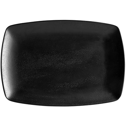 Đĩa phục vụ chữ nhật melamine đen Elite Global Solutions Zen JW7312 31 x 22 cm - Thùng 6 cái