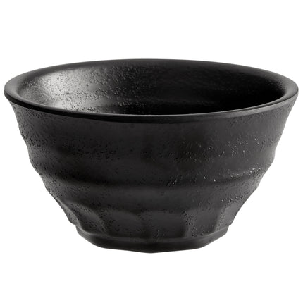 Đĩa melamine cao cấp Global Solutions JWT61 Zen 118 ml đen tròn tô - Thùng 6 cái