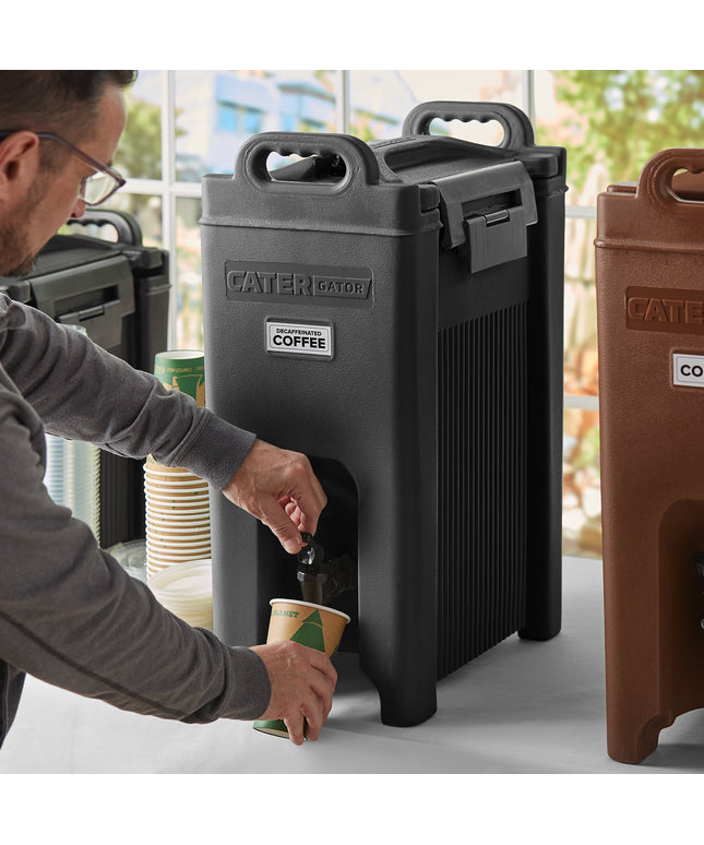 Bình đựng đồ uống cách nhiệt CaterGator 19 lít màu đen