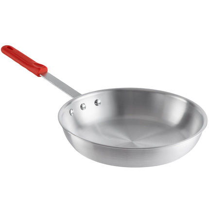 Chảo rán nhôm Choice 30 cm tay cầm silicone đỏ