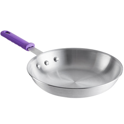 Chảo rán nhôm Choice 25 cm tay cầm silicone tím chống dị ứng