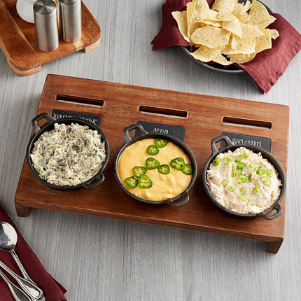 Đĩa nướng casserole gang mini tròn đã tôi dầu Valor 414 ml - Thùng 12 cái