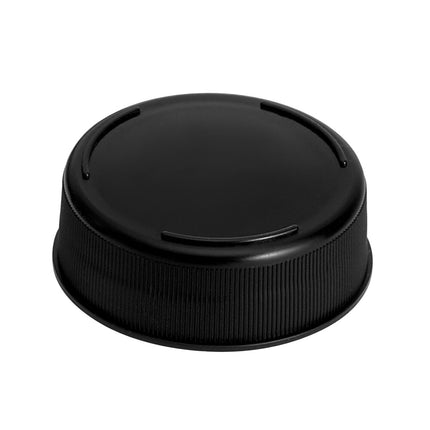 Nắp bịt đầu TableCraft màu đen cho bình bóp hoặc bình lật ngược miệng 63 mm - Gói 12 cái - 63FCAPBK