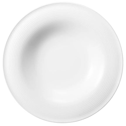 (2 pcs) SELTMANN WEIDEN | Deep Pasta Plate – BLUES Series – Ø 300 mm – White Porcelain